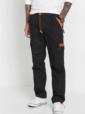 Obrázek produktu Spodnie z kieszeniami cargo, z gumką w talii, o kroju relaxed fit,  straight bonprix