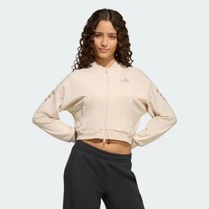 Obrázek produktu SPORTOVNÍ TOP FUTURE ICONS 3 STRIPES FULL ZIP Adidas béžová