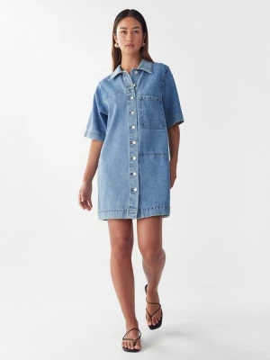 Obrázek produktu St MRLO Košilové šaty 'DENIM SHIRT DRESS'  modrá