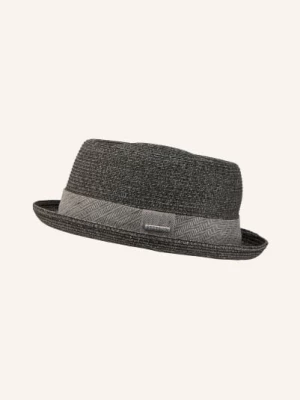 Obrázek produktu Stetson Slaměný Klobouk Toyo Pork Pie tmavě šedá / šedá