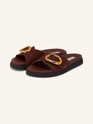 Obrázek produktu Steve Madden Pantofle Mistify tmavě hnědá / zlatá