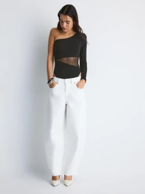 Obrázek produktu Stradivarius Asymetrické Body Průhlednými Detaily Black S