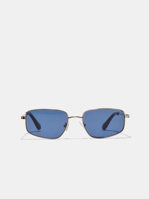 Obrázek produktu Stradivarius Asymetrické Hranaté Kovové Brýle Blue