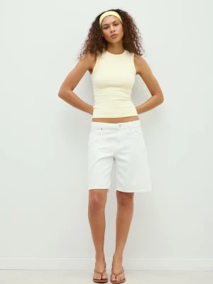 Obrázek produktu Stradivarius B04 Základní Vypasovaný Top Bez Rukávů Pastel Yellow