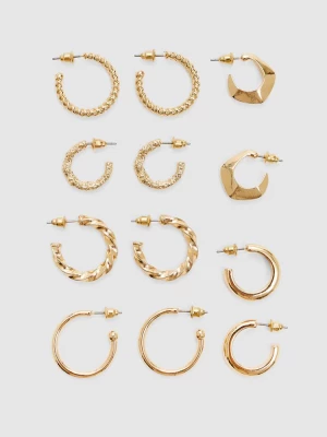 Obrázek produktu Stradivarius Balení 6 Párů Náušnic Basic Gold