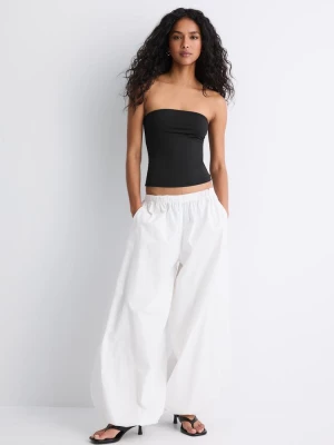 Obrázek produktu Stradivarius Bandeau Top Z Polyamidu Black
