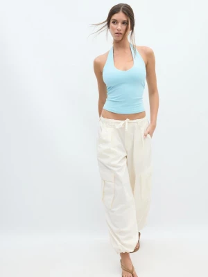 Obrázek produktu Stradivarius Basic Top Halter Turquoise