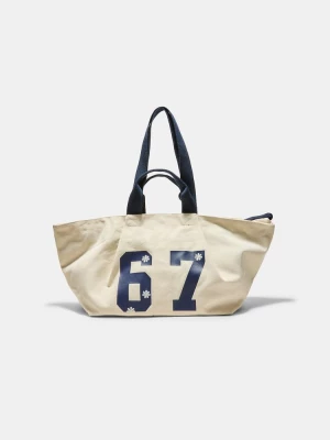 Obrázek produktu Stradivarius Bavlněná Shopper Taška Ecru