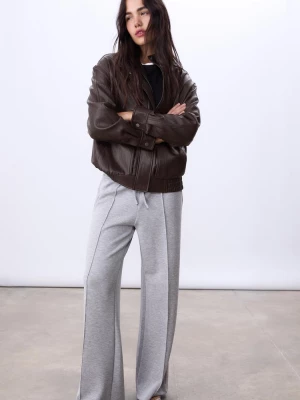 Obrázek produktu Stradivarius Bunda Oversize Z Imitace Kůže Brown