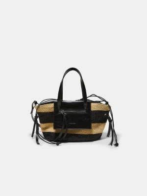 Obrázek produktu Stradivarius Crossbody Kabelka Košík Háčkovaný Efekt Ecru