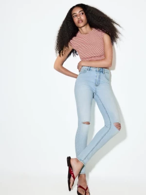 Obrázek produktu Stradivarius D07 Džíny S Vysokým Pasem Modrý Denim