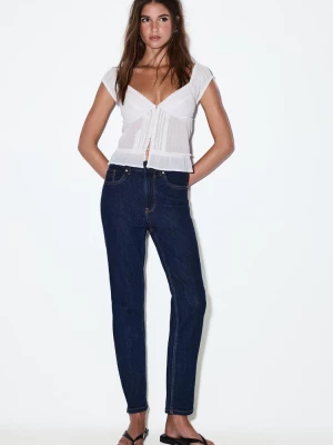 Obrázek produktu Stradivarius D10 Jeans Mom Slim Tmavě Modrá