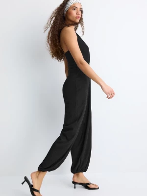 Obrázek produktu Stradivarius Dlouhý Overal S Halter Výstřihem Black
