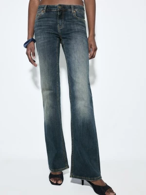 Obrázek produktu Stradivarius Džíny Bootcut Slim Fit D67 Přebarvená Modrá
