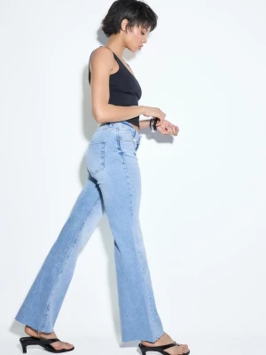Obrázek produktu Stradivarius Džíny Flare S Rozparkem Modrý Denim