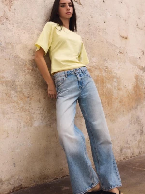 Obrázek produktu Stradivarius Džíny Wide Leg Světle Modrá