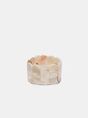 Obrázek produktu Stradivarius Elastický Náramek S Mušlí Ecru