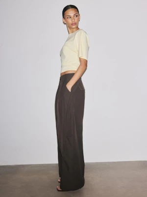 Obrázek produktu Stradivarius Elegantní Kalhoty Barrel Brown
