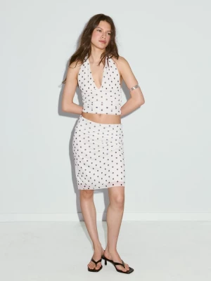 Obrázek produktu Stradivarius Halter Top Puntíky Ecru S