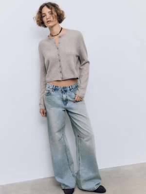 Obrázek produktu Stradivarius Hebký Soft Kardigan S Knoflíky Stone