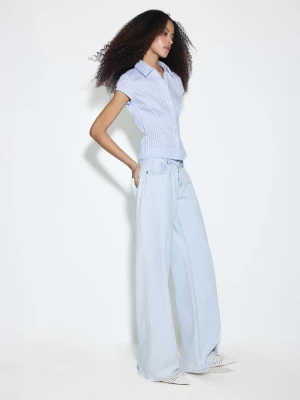 Obrázek produktu Stradivarius Jeans Low Waist S Dvojitým Knoflíkem Modrý Denim