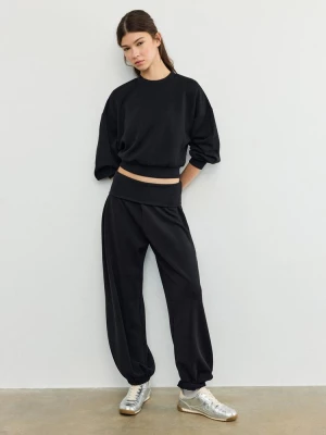 Obrázek produktu Stradivarius Jogger Kalhoty Balonového Střihu S Měkkým Pasem S Ohrnutím Black