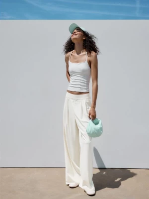 Obrázek produktu Stradivarius Jogger Kalhoty Palazzo S Elastickým Pasem Stone