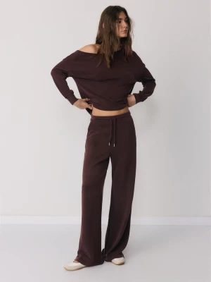 Obrázek produktu Stradivarius Joggery Palazzo Z Měkkého Materiálu Brown