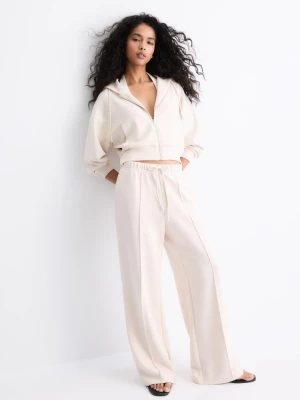 Obrázek produktu Stradivarius Joggery Wide Leg S Měkkým Dotykem Stone