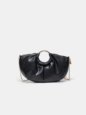 Obrázek produktu Stradivarius Kabelka Do Ruky S Kovovým Uchem Black