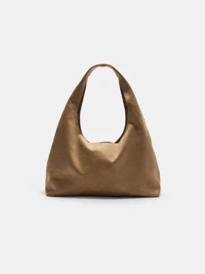 Obrázek produktu Stradivarius Kabelka Na Rameno Z Imitace Semiše Beige