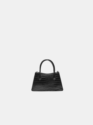 Obrázek produktu Stradivarius Kabelka Přes Rameno S Krokodýlím Vzorem Black