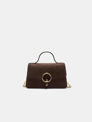 Obrázek produktu Stradivarius Kabelka Přes Rameno S Kulatým Klipsem Brown