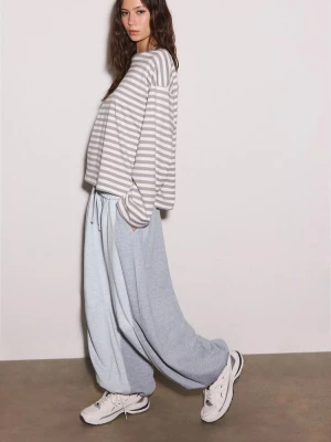 Obrázek produktu Stradivarius Kalhoty Jogger S Balonový Rukáv A Zarážkami Grey Melange