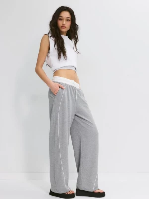 Obrázek produktu Stradivarius Kalhoty Jogger Se Zarážkami Grey Melange