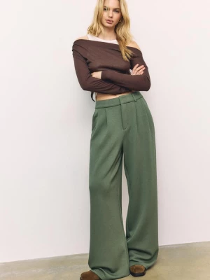 Obrázek produktu Stradivarius Kalhoty Společenské, Jemné Na Dotek Khaki