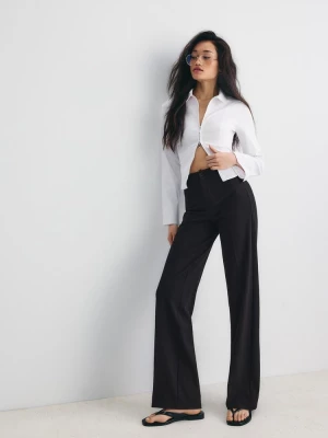 Obrázek produktu Stradivarius Kalhoty Wide Leg Black