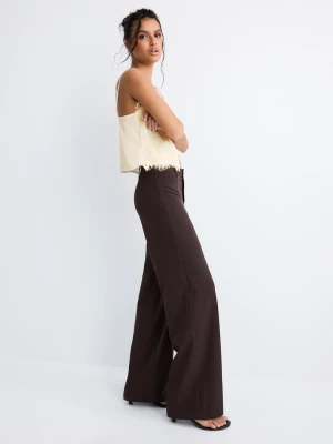 Obrázek produktu Stradivarius Kalhoty Wide Leg Brown
