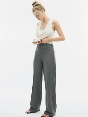 Obrázek produktu Stradivarius Kalhoty Wide Leg Dark Grey