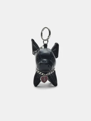 Obrázek produktu Stradivarius Klíčenka Se Psem A Přívěskem Z Imitace Kůže Black