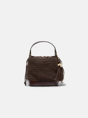 Obrázek produktu Stradivarius Kombinovaná Háčkovaná Kabelka Brown
