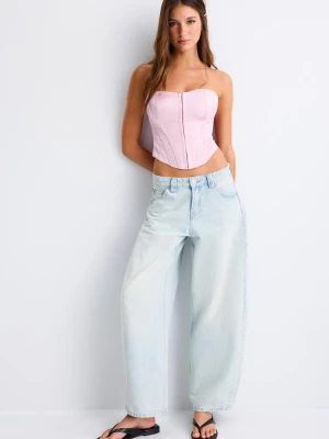 Obrázek produktu Stradivarius Korzet Se Šněrováním Pastel Pink