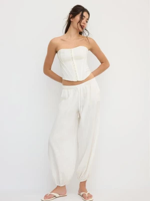 Obrázek produktu Stradivarius Korzet Se Šněrováním White