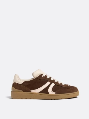 Obrázek produktu Stradivarius Kožené Tenisky Casual Fit Hnědá