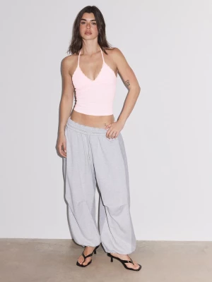 Obrázek produktu Stradivarius Krajkový Top Halter Pastel Pink