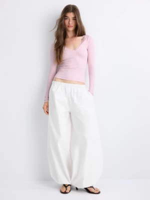 Obrázek produktu Stradivarius Krajkový Top Seamless Salmon Pink