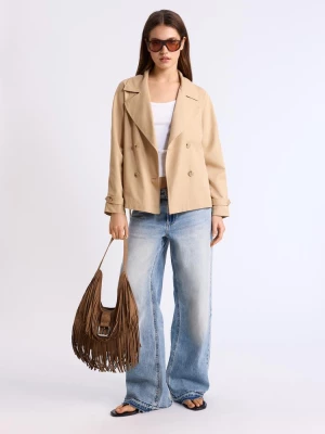 Obrázek produktu Stradivarius Krátký Splývavý Trenčkot S Páskem Stone