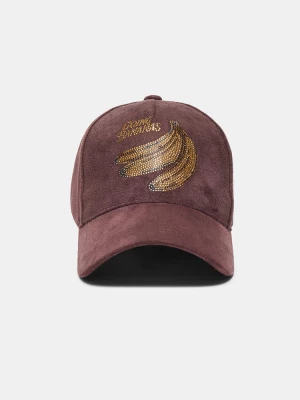 Obrázek produktu Stradivarius Kšiltovka S Nápisem Z Imitace Semiše Brown