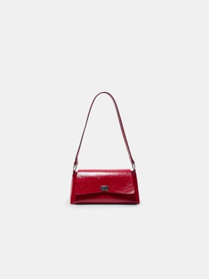 Obrázek produktu Stradivarius Malá Obdélníková Kabelka S Velkou Klopou Red