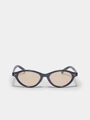 Obrázek produktu Stradivarius Malé Oválné Brýle S Plastovými Obručkami Black